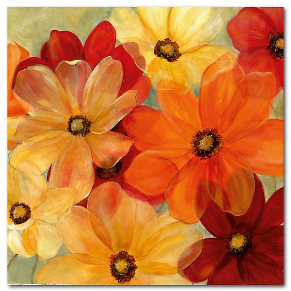 Courtside Market Colorful Blooms Canvas Wall Art
