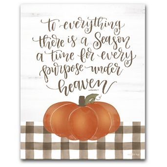 Courtside Market There is a Season Canvas Wall Art