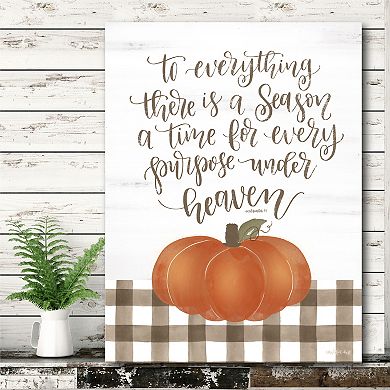 Courtside Market There is a Season Canvas Wall Art