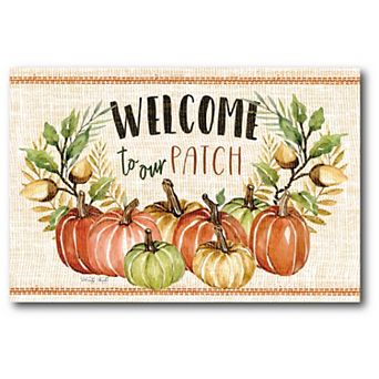 Courtside Market Welcome To Our Patch Canvas Wall Art