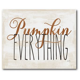 Courtside Market Pumpkin Everything Canvas Wall Art