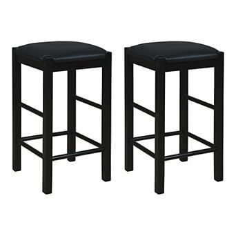 Linon Lancer Counter Stool 2 pc Set
