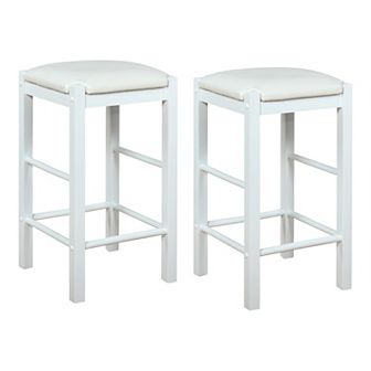 Linon Lancer Counter Stool 2 pc Set