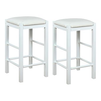 Linon Lancer Counter Stool 2 pc Set