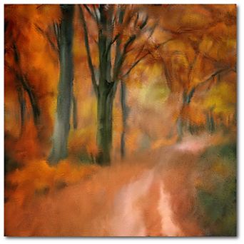 Courtside Market Autumn Road Canvas Wall Art