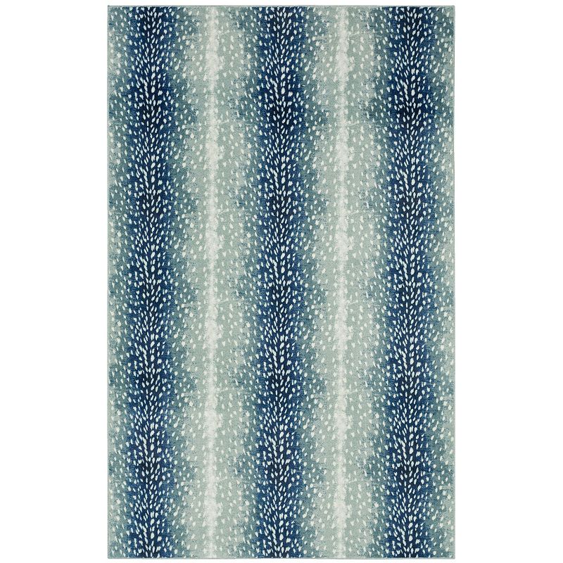 Mohawk Home Prismatic Faux Antelope Skin Rug, Blue, 8X10 Ft