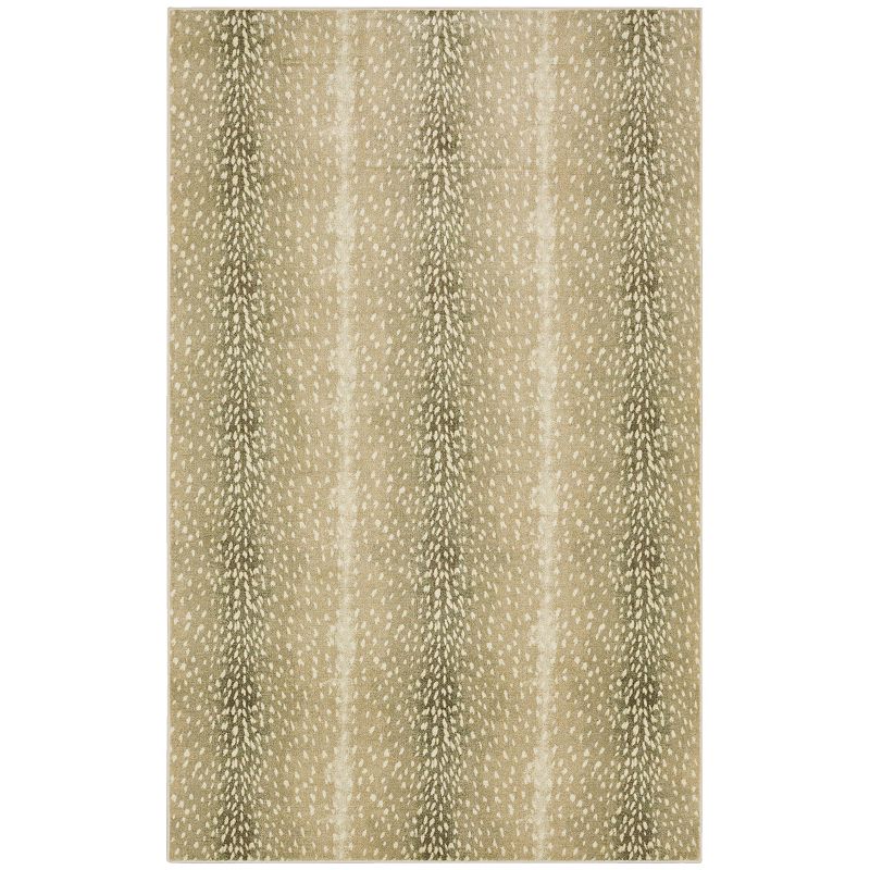 Mohawk Home Prismatic Faux Antelope Skin Rug, Brown, 8X10 Ft