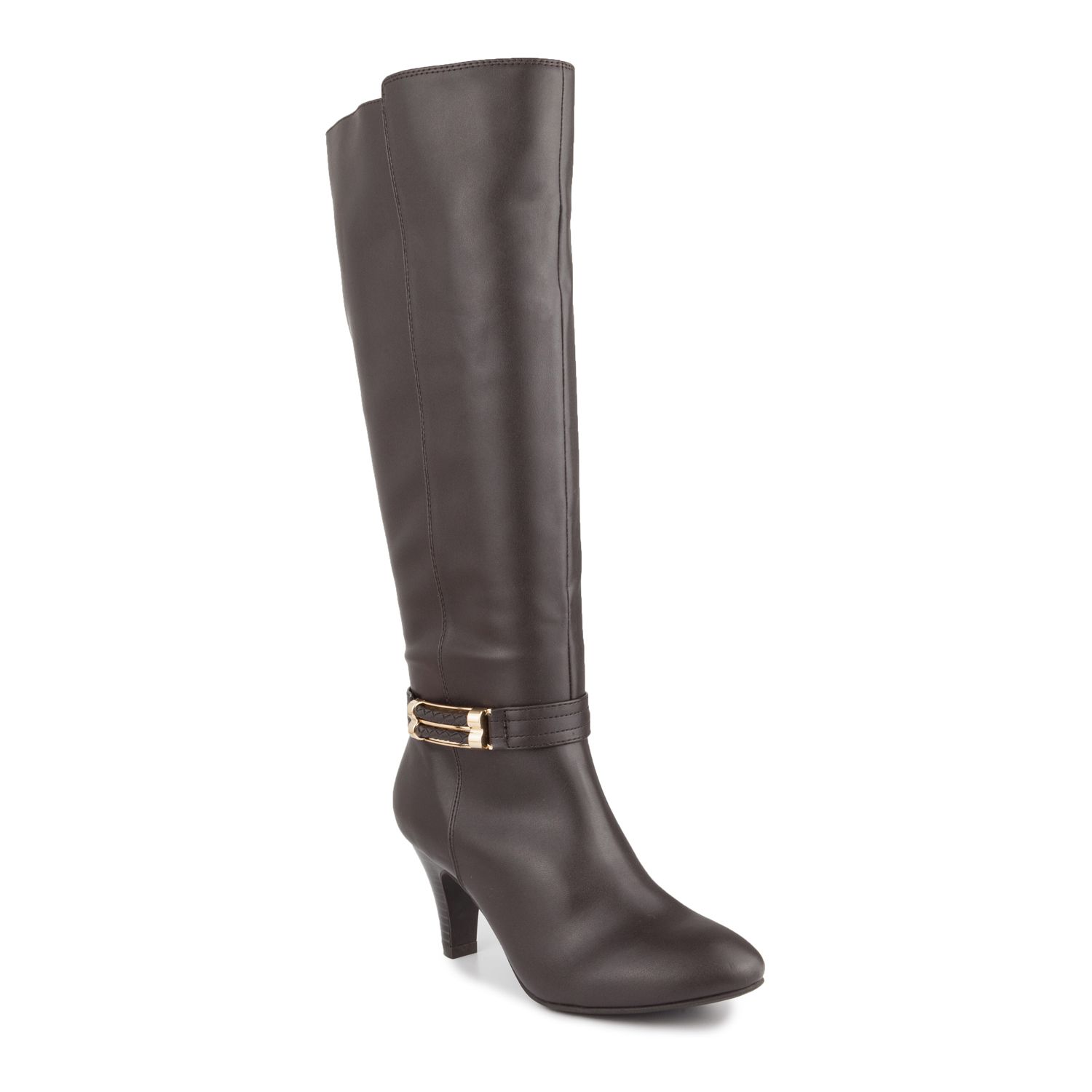 tall black dress boots womens