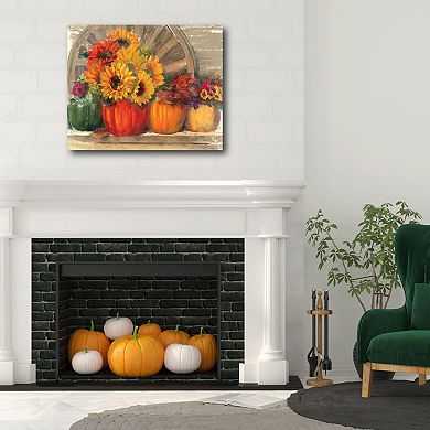 Courtside Market Autumn Still Life Canvas Wall Art