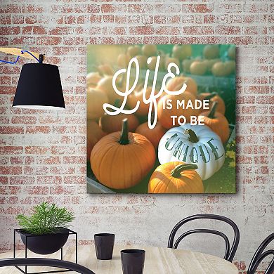 Courtside Market Life is Unique Canvas Wall Art