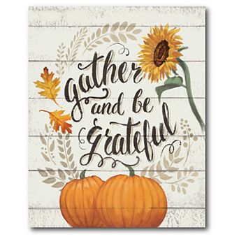 Courtside Market Harvest Delight I Pumpkin Canvas Wall Art