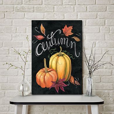 Courtside Market Autumn Harvest I Pumpkin Canvas Wall Art