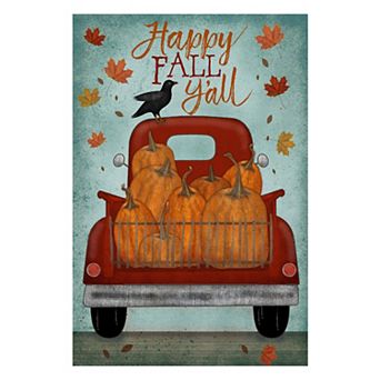 Courtside Market Fall Pick Up Canvas Wall Art