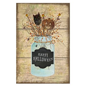 Courtside Market Halloween Jar Canvas Wall Art