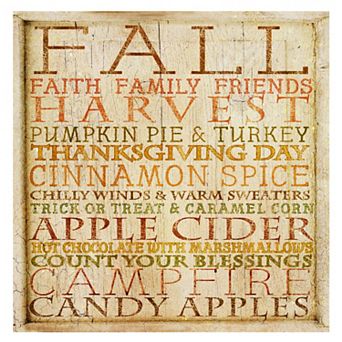 Courtside Market Fall Harvest Canvas Wall Art