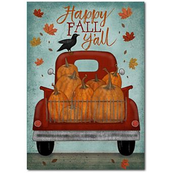 Courtside Market Fall Pick Up Canvas Wall Art