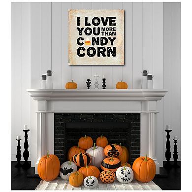 Courtside Market Candy Corn Canvas Wall Art