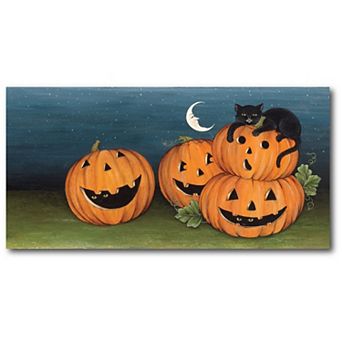 COURTSIDE MARKET Pumpkin Patch Canvas Wall Art