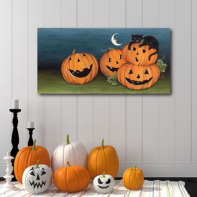 COURTSIDE MARKET Pumpkin Patch Canvas Wall Art