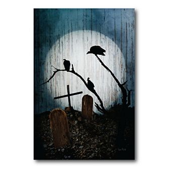 Courtside Market Waiting For You Graveyard Canvas Wall Art