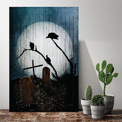 Courtside Market Waiting For You Graveyard Canvas Wall Art