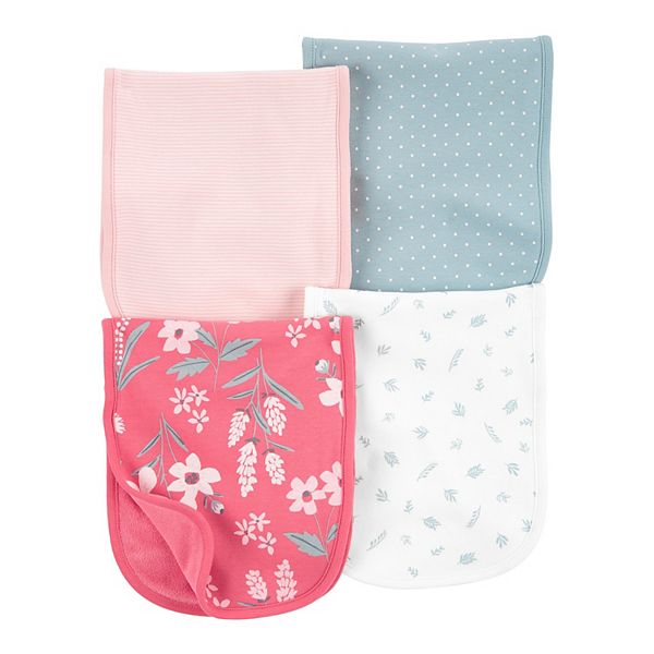 Baby Carter's 4Pack Pattern Burp Cloths