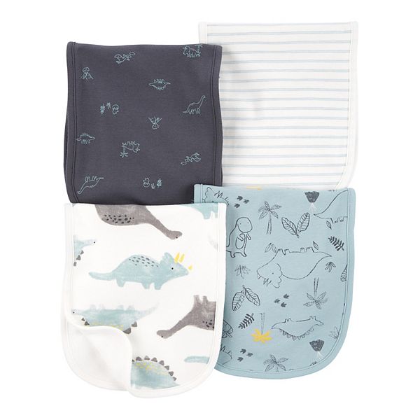 Baby Carter's 4Pack Dinosaur Burp Cloths