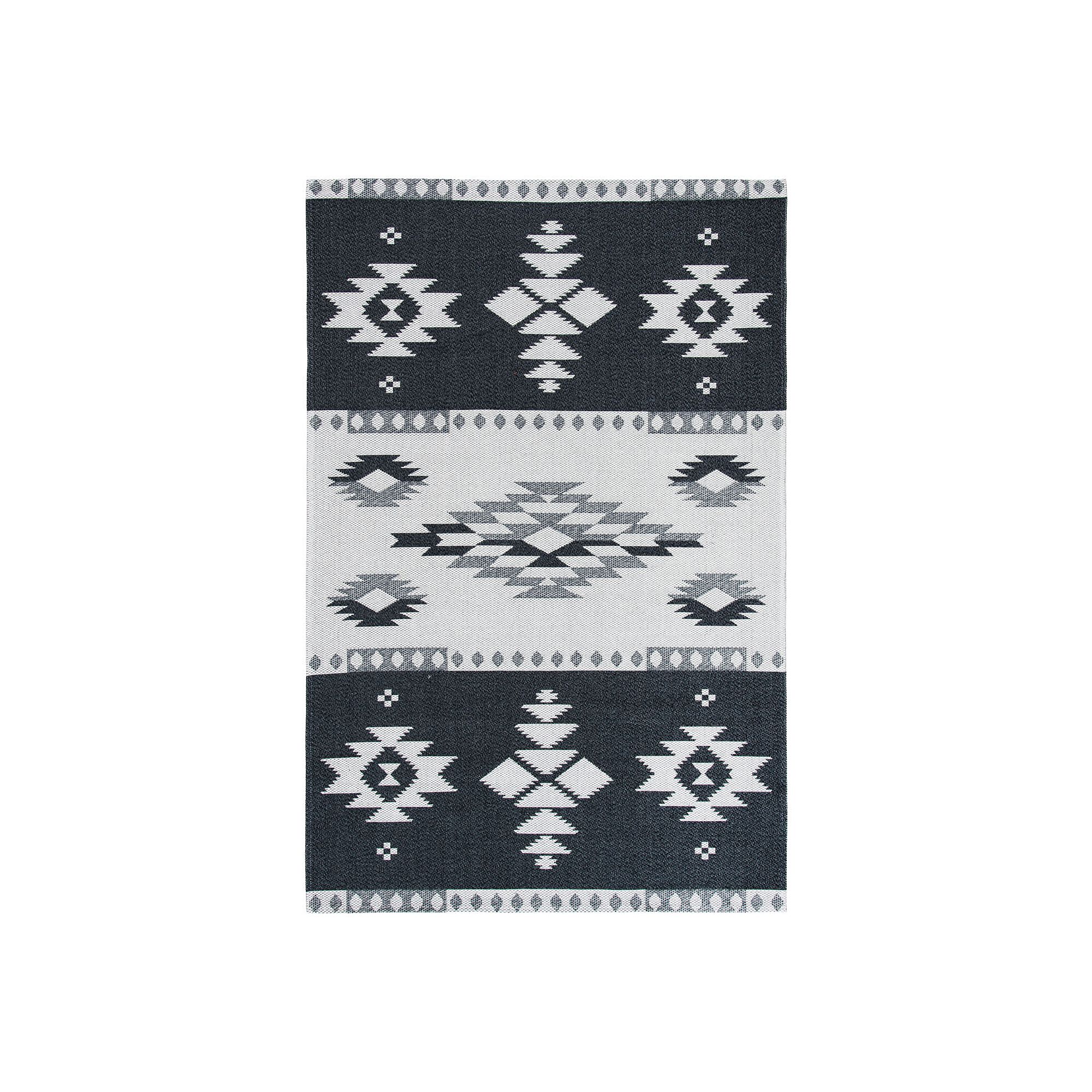 Safavieh Augustine Kali Rug, Black Light Gray