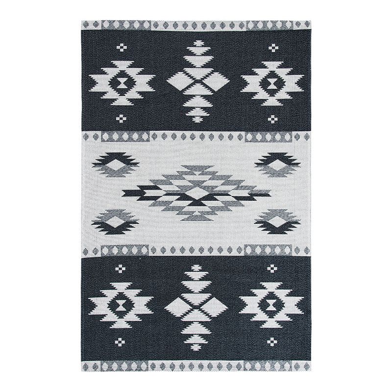 Safavieh Augustine Kali Rug, Black, 4X6 Ft