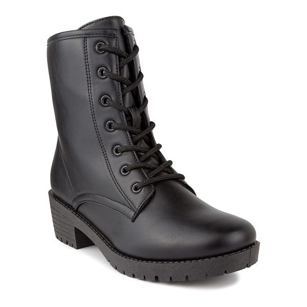 black combat boots kohls