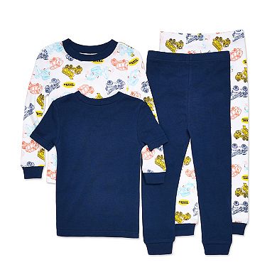 Toddler Boy Tonka Truck 4-Piece Pajama Set 