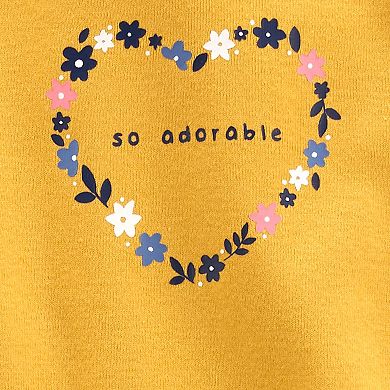 Baby Carter's 3-Piece Floral Little Character Set