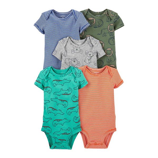 Baby Carter's 5Pack ShortSleeve Bodysuits