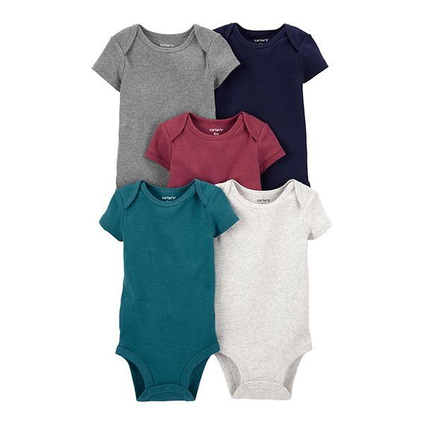 Baby Carter's 5Pack ShortSleeve Bodysuit