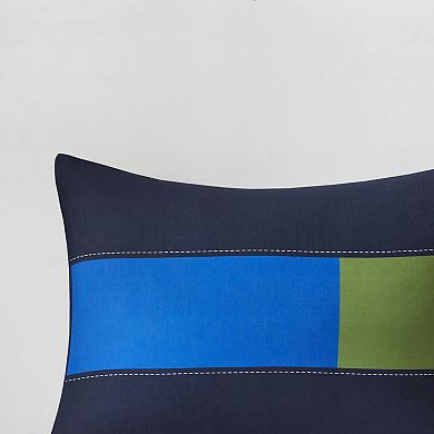 Intelligent Design Emmett Stripe Printed Comforter Set
