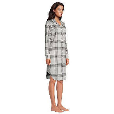 Women's Lands' End Flannel Sleepshirt