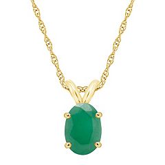 Kohls deals emerald necklace