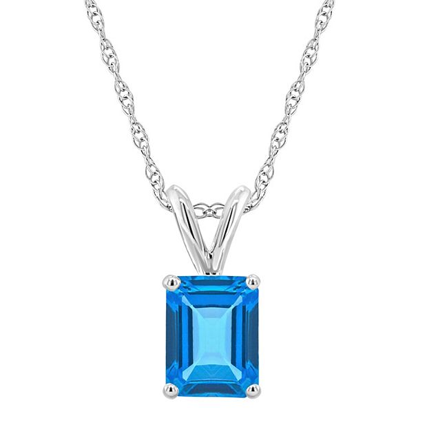 Kohls blue topaz deals necklace