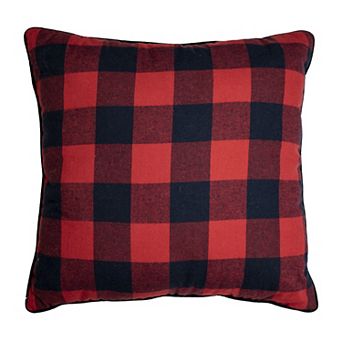 Donna Sharp Bear Campfire Red Throw Pillow