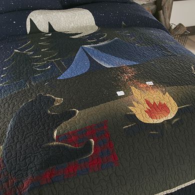 Donna Sharp Bear Campfire Quilt Set