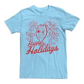 Disney / Pixar's Toy Story Forky Men's Christmas Happy Holidays Tee