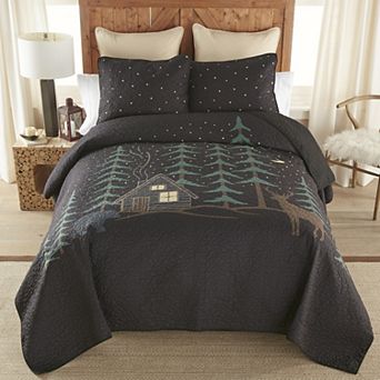 Donna Sharp Evening Lodge Quilt Set with Shams