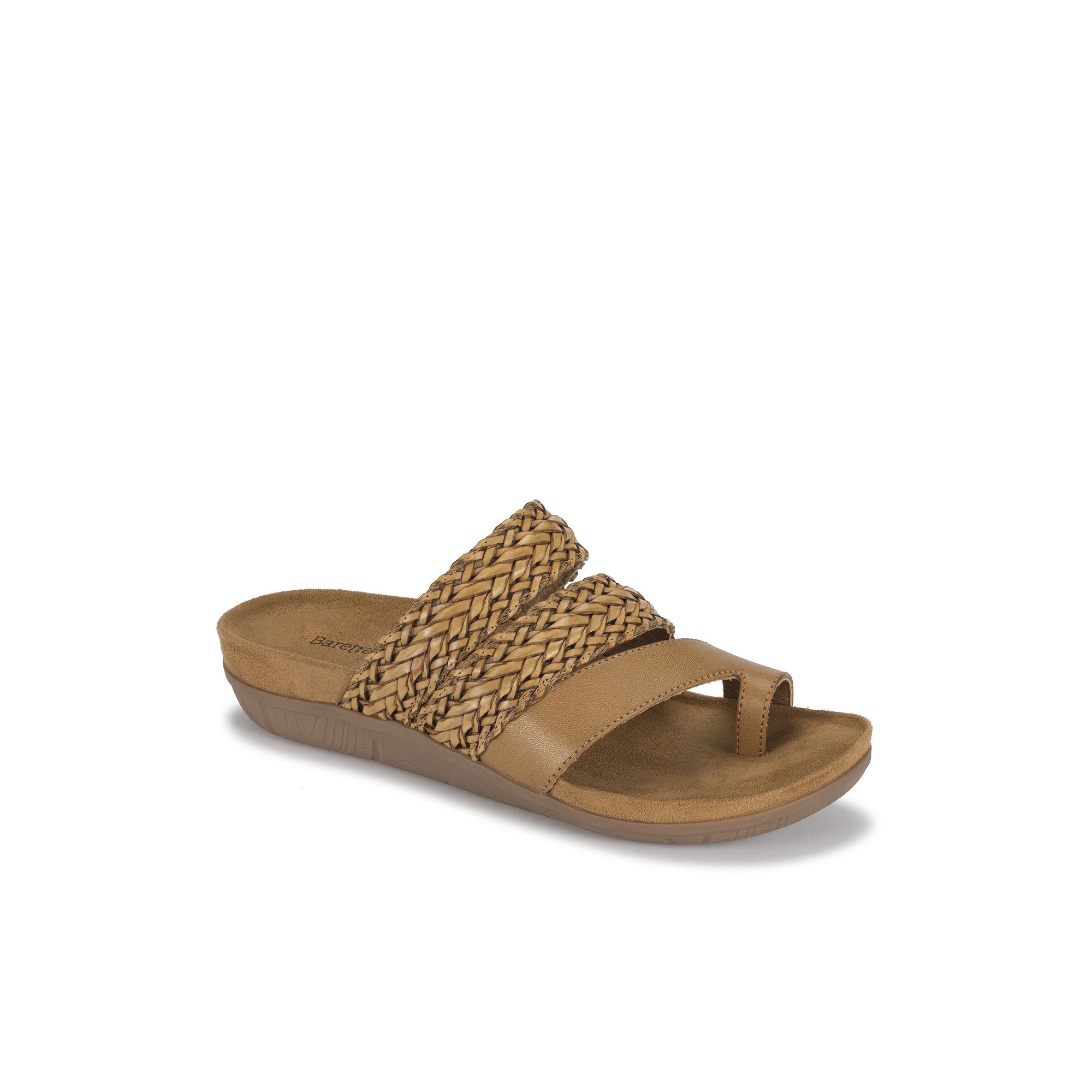 Baretraps Jonelle Womens Thong Sandals, Size: 6 Wide, Caramel