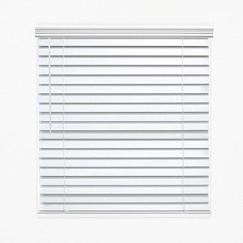 Custom Cut To Order Cordless 2.5" Faux Wood Blinds - 48" Length