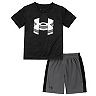 Baby Boy Under Armour Rising Logo Tee & Shorts Set