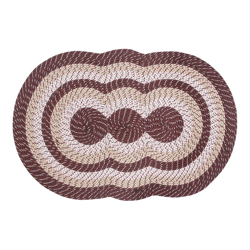 62411468 Better Trends Country Braid Striped Rug - 40 x 60, sku 62411468