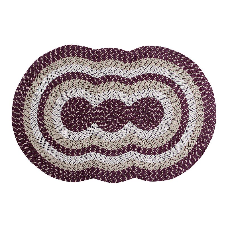 49593507 Better Trends Country Braid Striped Rug - 40 x 60, sku 49593507