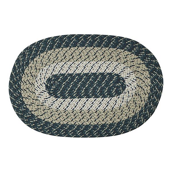 Better Trends Country Braid Striped Rug 