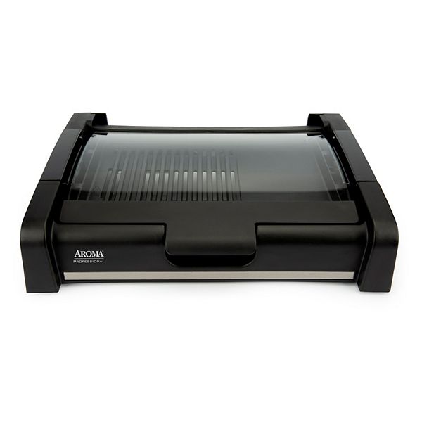 Aroma Grillet Electric Indoor Grill & Griddle Black BrickSeek