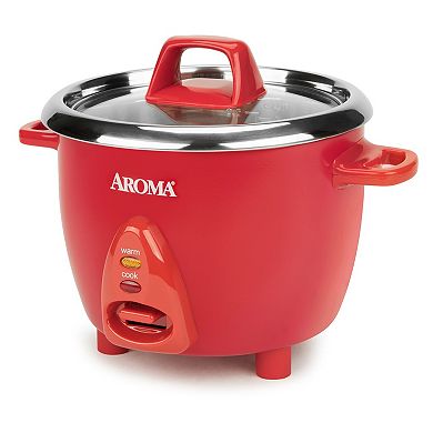 AROMA® 6-Cup (Cooked) / 1.2Qt. Select Stainless® Rice & Grain Cooker